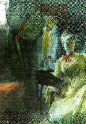 Carl Larsson parisermodell Spain oil painting artist